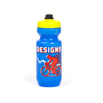 Topo Designs x Specialized Purist 22oz cycling Water Bottle in "Cycle" blue.