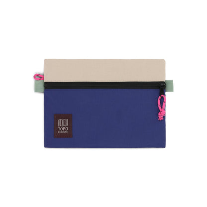 Front View of Topo Designs Accessory Bag "Medium" in "Cobblestone / Aura"