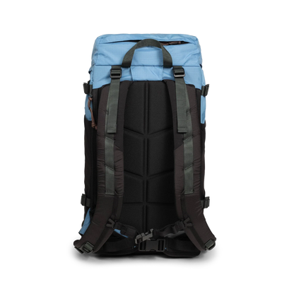Back View of Topo Designs Rover Trail Pack 22L in "River Blue / Cobblestone"